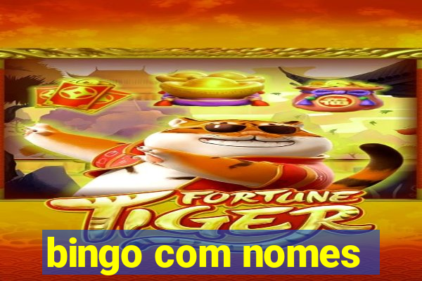 bingo com nomes